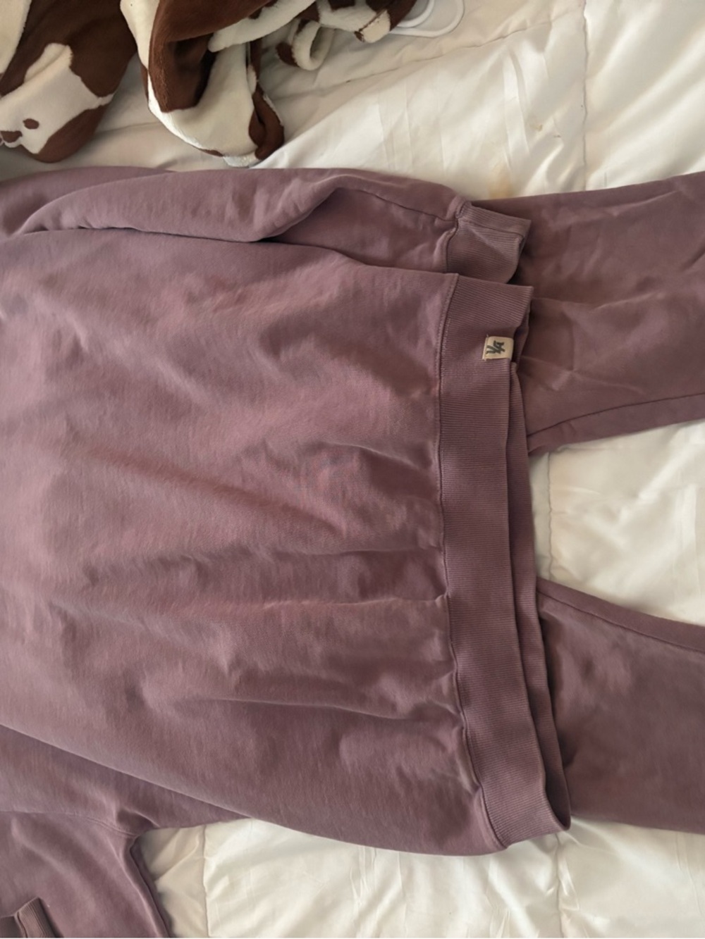 YoungLA Dusty Mauve Crewneck Sweatshirt with matching sweat pants